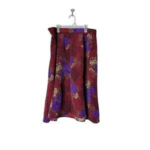 Vintage Koret Flower Print Skirts Size 16P‎